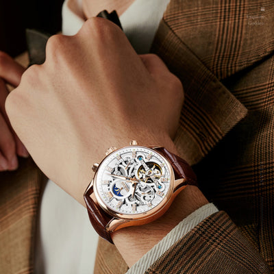 Reloj de Cuarzo Elegante para Hombre con Diseño Moderno