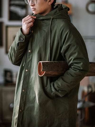 Parka Retro Americana con Capucha y Corte Sirena - Image 6