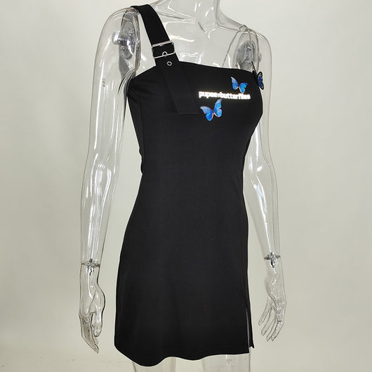 Vestido Mariposas Dark Street Design - Estampado Letra - Image 16