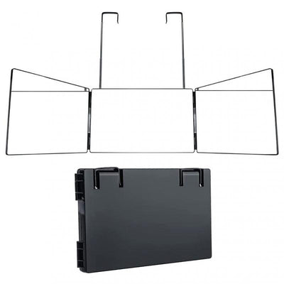 Espejo de Maquillaje Telescópico Plegable de Tres Caras - Image 4