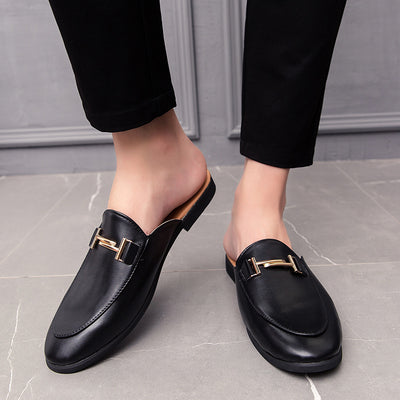 Pantuflas Cerradas Estilo Británico - Sandalias Casuales sin Tacón