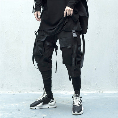 Pantalones Cortos Funcionales Hip Hop Urbano - Image 4