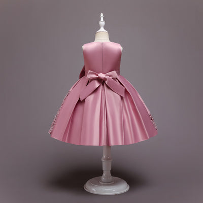 Vestido Princesa Niña Colores Lisos - Ideal para Cumpleaños y Eventos - Image 25