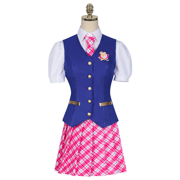 Uniforme Escolar Elegante: Blusa y Falda Plisada Estilo Colegiala