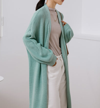 Cardigan Tejido Holgado y Cómodo - Chaqueta Casual Versátil