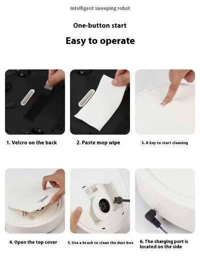 Limpiador Inteligente del Hogar 3 en 1 con Carga USB Automática - Image 14