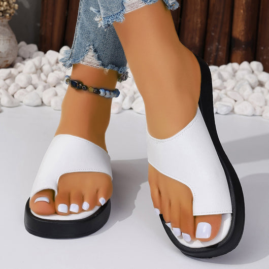 Sandalias Planas con Punta Cerrada y Suela Gruesa para Mujer - Cómodas y Versátiles - Image 3