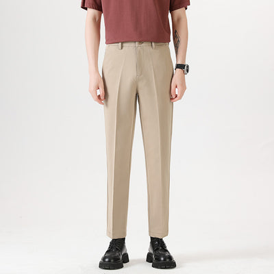 Pantalones Casuales Elásticos Slim Fit Lujo Ligero para Hombre - Image 9
