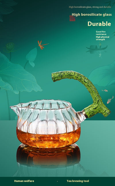 Juego de Té Kung Fu Cristal Loto Luz de Luna - Image 10