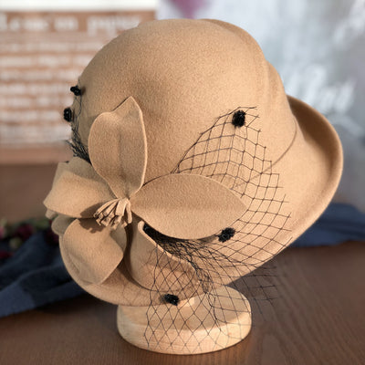 Sombrero Elegante de Malla para Dama Estilo Británico - Image 7