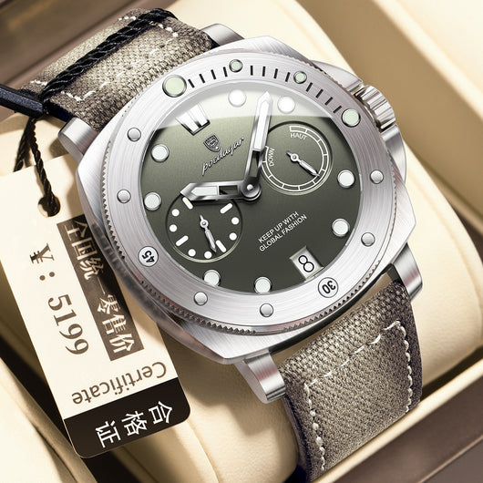 Reloj de Cuarzo Multifuncional Impermeable para Hombre con Esfera Luminosa - Image 13