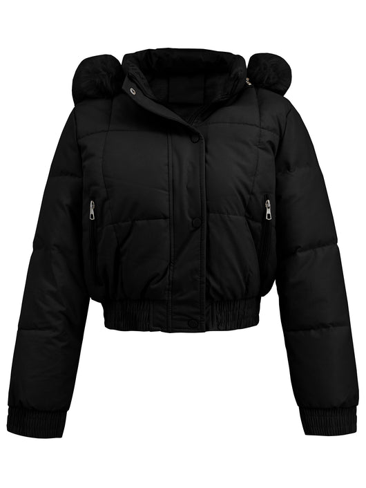 Chaqueta Acolchada de Algodón para Mujer - Estilo Casual y Cálido - Image 5
