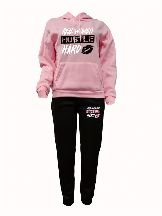 Sudadera Plus Velvet con Estampado - Conjunto Deportivo Casual - Image 4