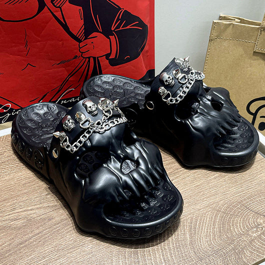 Pantuflas Cráneo con Suela Antideslizante Reforzada - Image 12