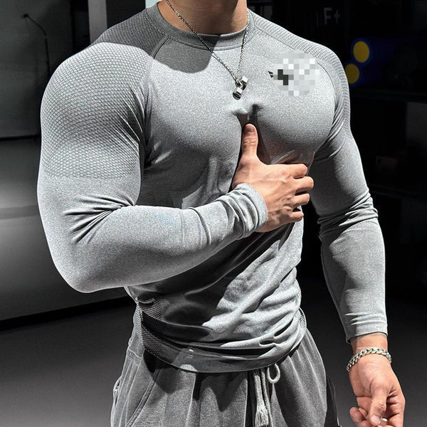 Camiseta Deportiva de Compresión para Ciclismo y Running con Cremallera - Base Layer Térmica Hombre