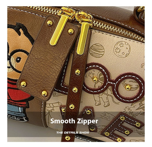 Bolsa de Hombro con Diseño Cartoon Acolchada - Image 8