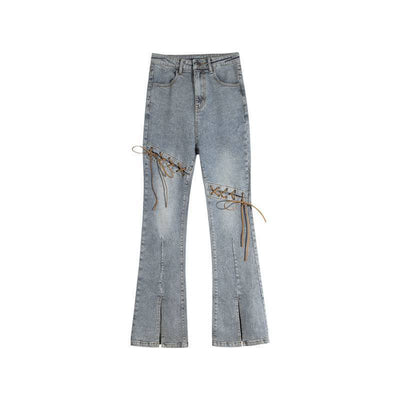 Pantalones Vaqueros Flare Rotos para Mujer - Estilo Street Trendy - Image 14