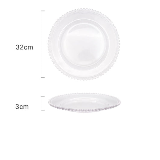 Plato de Vidrio con Diseño de Corazón para Frutas y Postres - Image 9