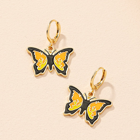 Aretes Colgantes Tres Hongos Dorados para Mujer - Diseño Trendy y Dulce - Image 27
