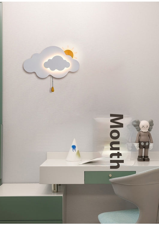 Lámpara de Pared Minimalista Nube Creativa para Dormitorio - Image 15