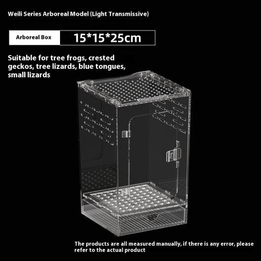 Caja de Alimentación para Reptiles con Alta Permeabilidad Acrílica - Image 10