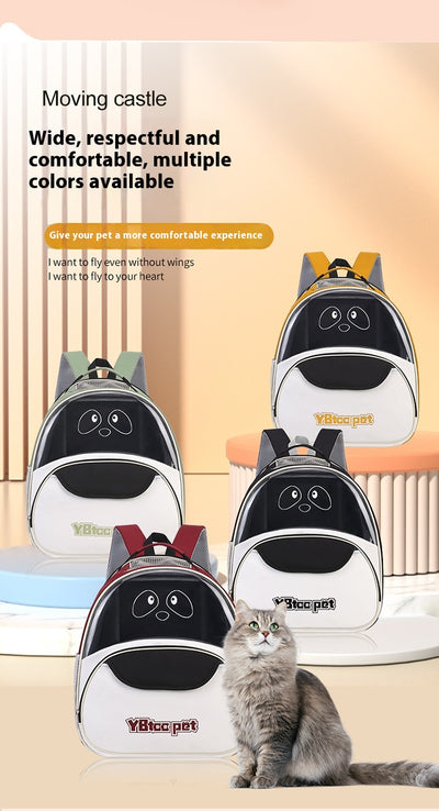 Mochila Transportín para Gatos de Tela Oxford Respirable Gran Capacidad - Image 6