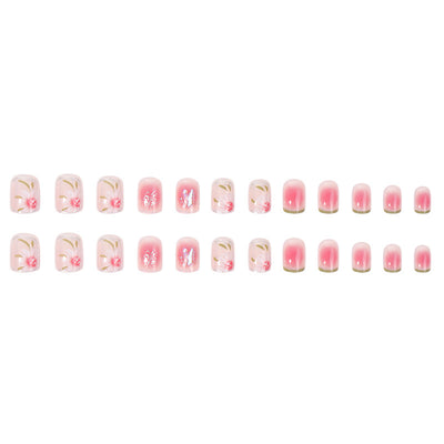 Parches de Uñas Camellia Smudge - Diseño Elegante - Image 7