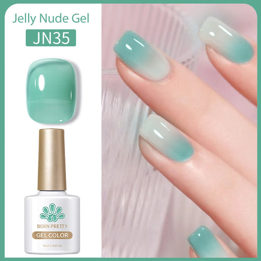 Esmalte de Uñas Gel UV Transparente Efecto Gelatina Fotocurable - Image 40