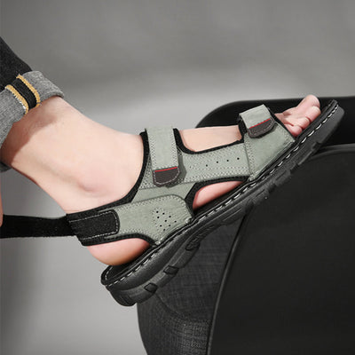 Sandalias Hombre Velcro Cómodas - Chanclas Ajustables Verano - Image 24