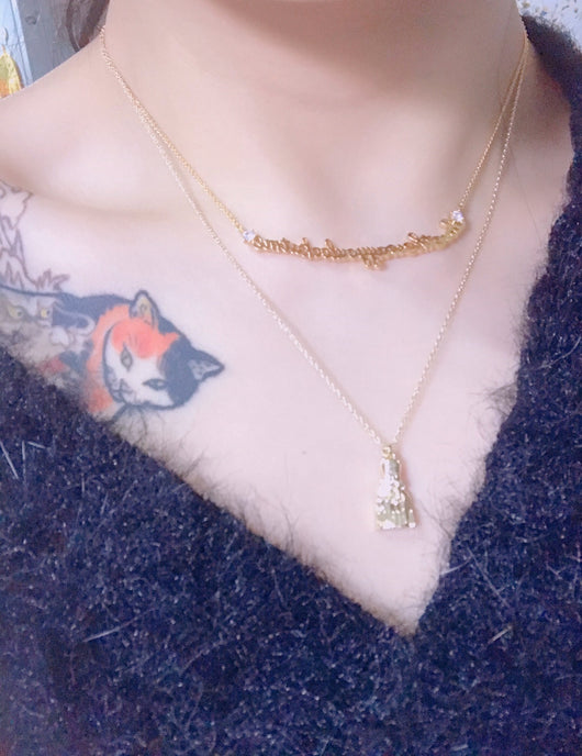 Collar de Letras Sonrisa con Mensaje Positivo - Image 22