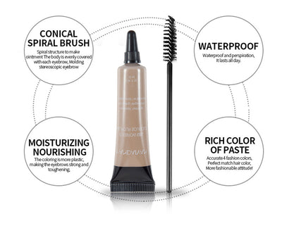 Kit de Tinte de Cejas Henna Waterproof - Gel Duradero con Aplicador - Image 12