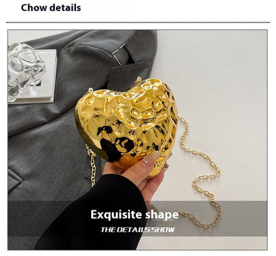 Bolso Bandolera Acrílico con Diseño de Corazón Meteorito Brillante - Image 26