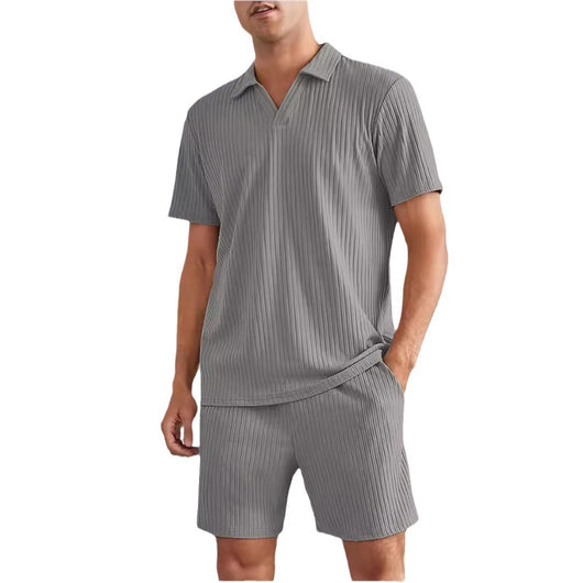 Conjunto Casual de Polo y Shorts para Hombre - Image 5