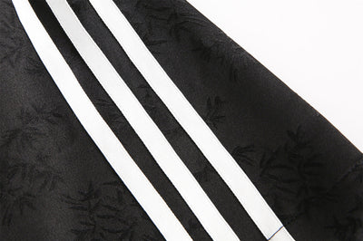 Camisa Casual de Rayas Negras para Hombre con Cuello Solapa - Image 17