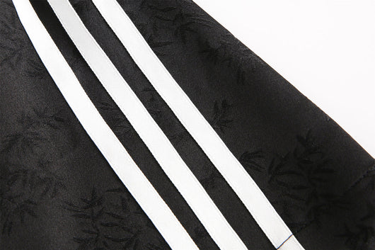Camisa Casual de Rayas Negras para Hombre con Cuello Solapa - Image 17