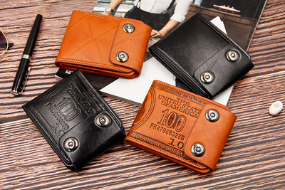 Billetera Corta Multifuncional para Hombre con Doble Cierre - Image 10