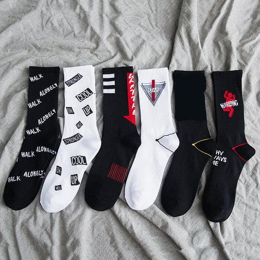 Calcetines Deportivos Hip-Hop Altos para Hombre - Image 3