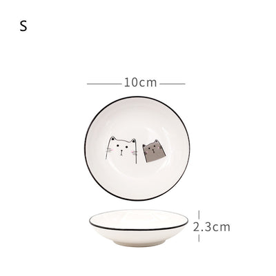 Juego de Vajilla Nórdica: Platos y Boles de Cerámica Minimalista - Image 44