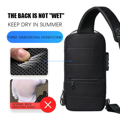 Mochila Crossbody Impermeable Antirrobo para Hombre - Bolsa de Viaje Oxford Multifunción - Image 32