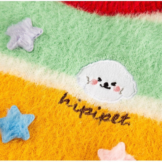 Suéter a Juego para Mascotas: Diseño de Estrellas y Rayas Otoño-Invierno - Image 5