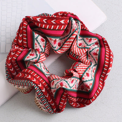Elástico Estampado para Cabello con Diseño Retro - Coleta Altamente Resistente para Mujeres - Image 9