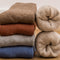 Men's Pure Wool Long Socks - Thick Tube with Thermal Lining for Winter