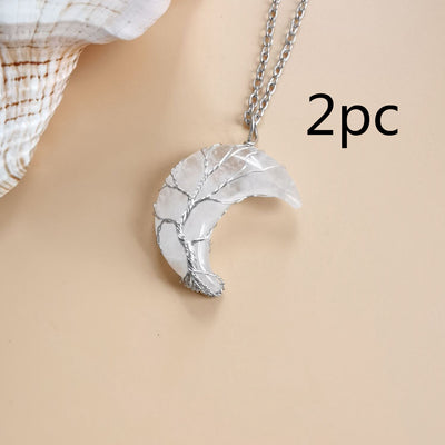Collar Árbol de la Vida en Amatista Natural Hecho a Mano - Colgante de Fortuna - Image 21