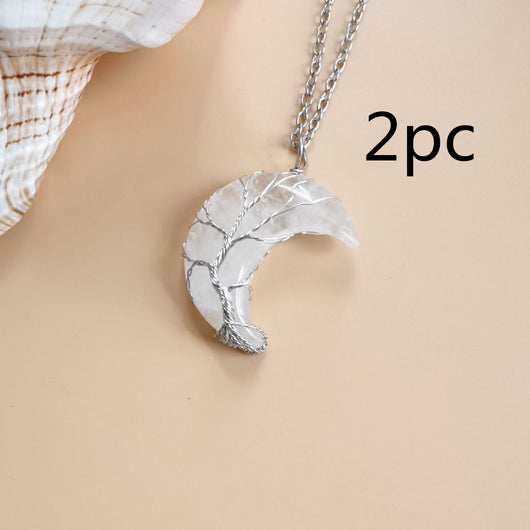 Collar Árbol de la Vida en Amatista Natural Hecho a Mano - Colgante de Fortuna - Image 21