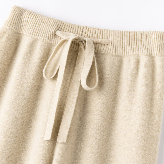 Pantalón Ancho de Lana Pura Cintura Media con Efecto Adelgazante - Image 4