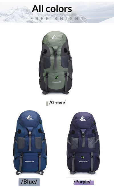 Mochila de Senderismo Profesional 70L Impermeable Multiuso para Camping y Viajes - Image 32