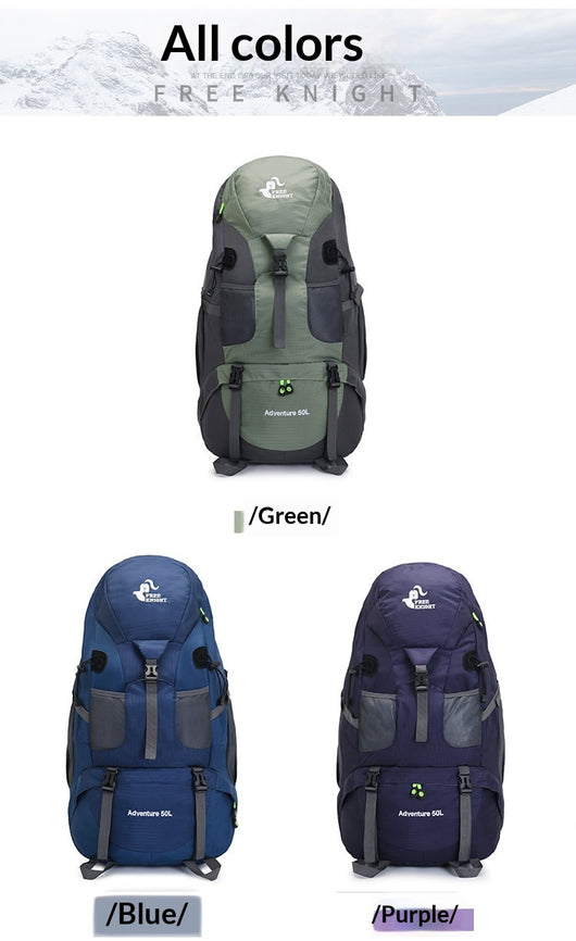 Mochila de Senderismo Profesional 70L Impermeable Multiuso para Camping y Viajes - Image 32