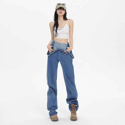 Pantalones Denim con Tirantes para Mujer - Estilo Urbano Verano - Image 13