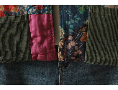 Cardigan Artístico de Algodón para Mujer - Abrigo Retro Otoño Invierno - Image 23