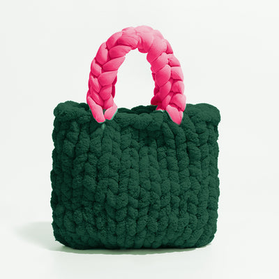 Bolsa Bucket Tejida a Mano para Mujer - Image 4